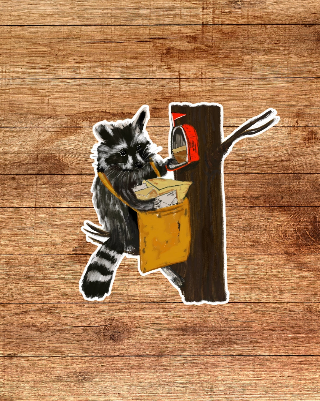 Woodland Post Sticker