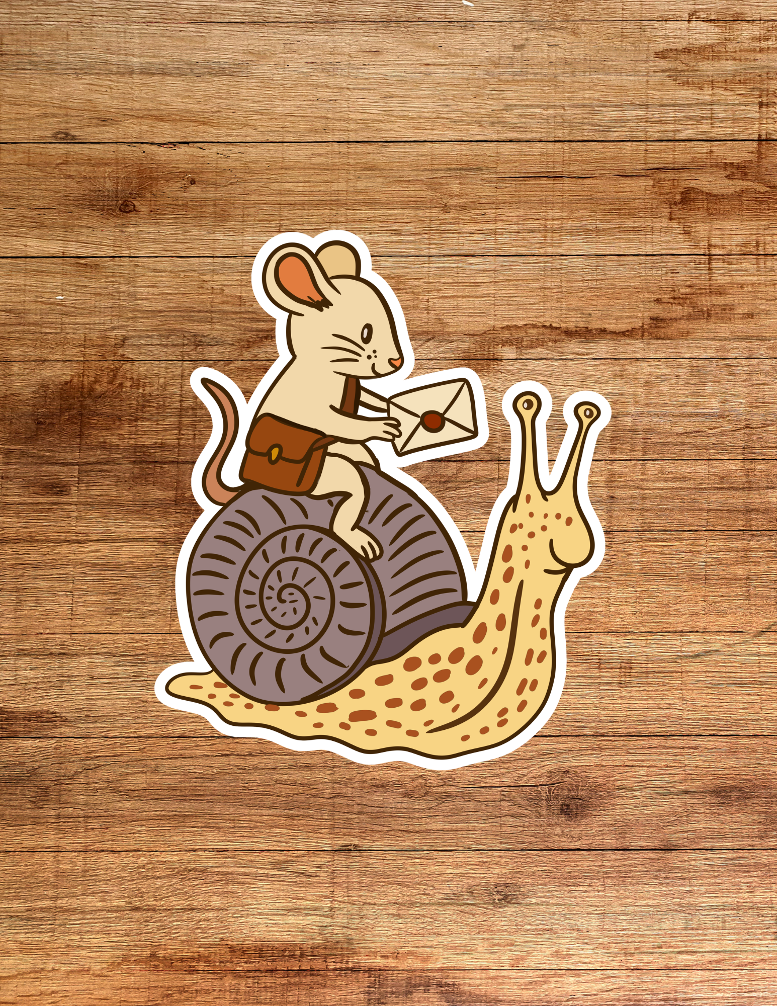 Mouse & Snail Postal Delivery